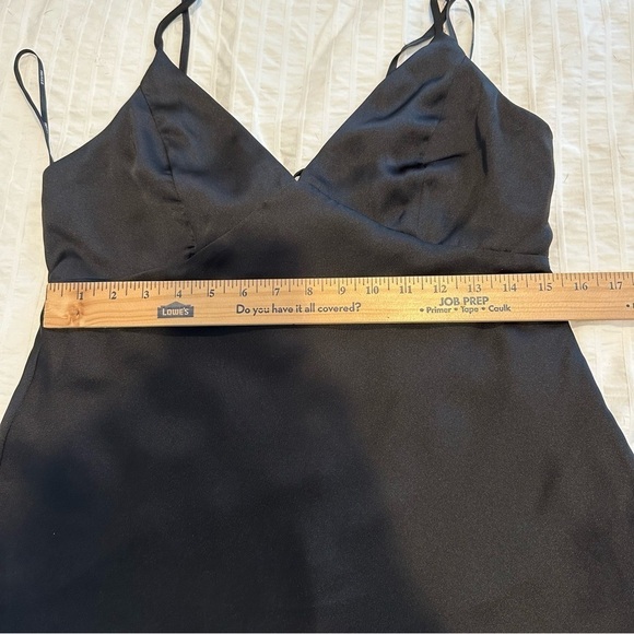 Forever 12 new with tags black satin mini dress - Picture 13 of 16